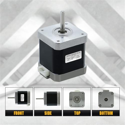 Moteur pas à pas 42HS48mm 1,5a pour routeur CNC et axe 5mm - 3