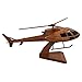 Eurocopter AS350 Écureuil Or Squirrel Now Airbus Helicopters H125 Light Utility Helicopter Wooden Executive Desktop Model.