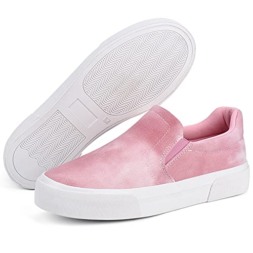 Jenn Ardor Trendy Slip On Sneakers Comfortable Stylish Low Top Shoes Cute Comfy Casual Sneakers Soft Walking Flat Shoes For Women Girls #TOP5