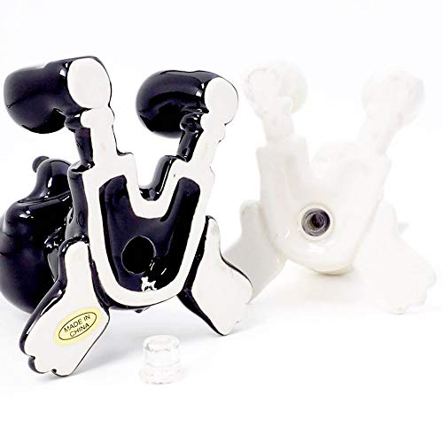 Enesco Disney Ceramics Mickey Mouse Sitting Salt And Pepper Shakers, 3.5 Inch, Black And White #TOP5