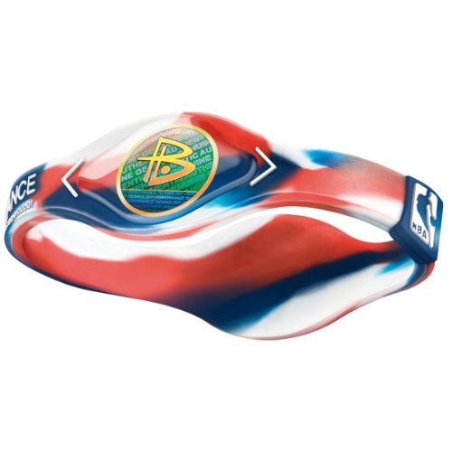 Power Balance- NBA All Star Red The Original Performance Wristband (Red/White/Blue, Small)