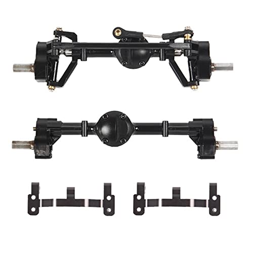 Essieu de portail MN D90 avec base de montage en métal pour voiture RC 1/12 MN99S MN45 MN98