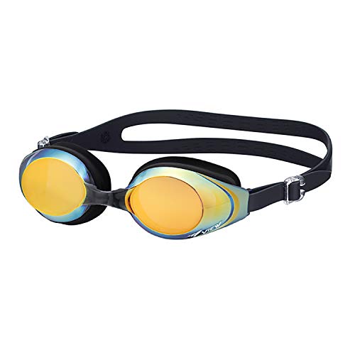 VIEW(ビュー) スイミング ゴーグル ミラータイプ 日本製 フィットネス 水泳ゴーグル UVカット くもり防止 ソフトシリコン ユニセックス V610MR BKOR