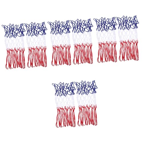 Mipcase 10pcs Heavy Duty Basketball Net Thick Woven Replacement Nets for Standard Rims Use for Practice and Games