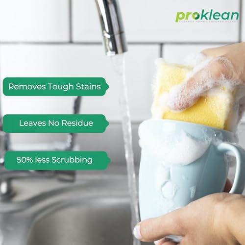 Proklean ProDish Wash Liquid Gel, Herbal Dishwasher-Liquid, Effective Cleaning for Kitchen Utensils - Removes Burnt-On Food & Odor, Eco-Friendly &... - Image 4