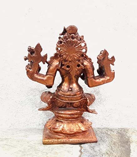 Image of Copper Goddess Varahi Idol 3.5 in | 455g
