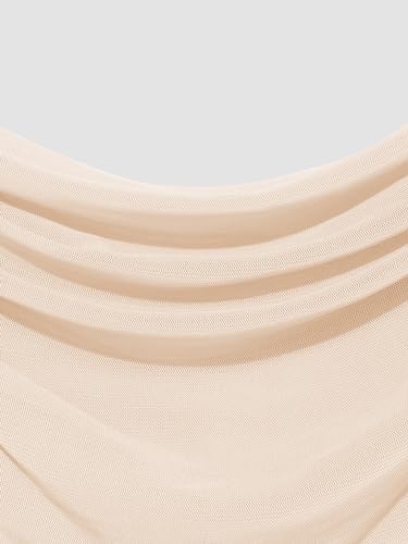 Image of CIDER Formal Dresses for Women Wedding Guest Dresses Summer Maxi Dress Sleeveless Mesh Ruffle Cocktail Dress Elegant Outfits