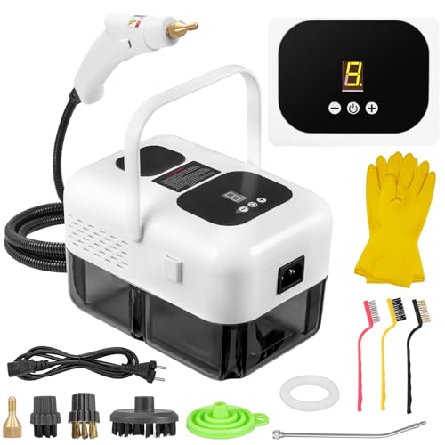 Dampfreiniger Handgerät Steam Cleaner,Tragbare Dampfreiniger,2500W Mehrzweck Dampfreiniger,mit 9...