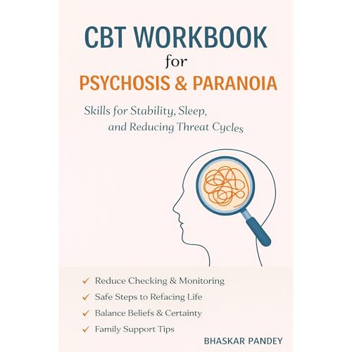 CBT Workbook for Psychosis & Paranoia Audiolibro Por Bhaskar Pandey arte de portada
