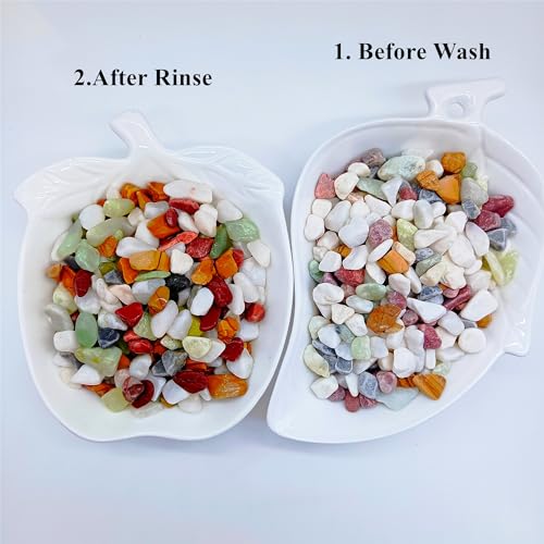 LIFEBESTONE Small Aquarium Gravel for Fish Tank Gravel, Rocks for Aquarium Substrate, River Rock for Plants Indoor, Pea Gravel for Landscaping, Pebbles for Plants, Aquarium Rocks for Fish Tank (1Lb) - Thumbnail 3