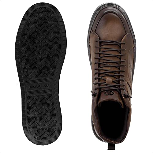 Sapatênis Cano Alto Democrata R.240105 (Tabaco, br_footwear_size_system, adult, numeric, numeric_40)