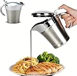 WENH 16Oz Stainless Steel Gravy Boat - Double Insulated with Hinged Lid