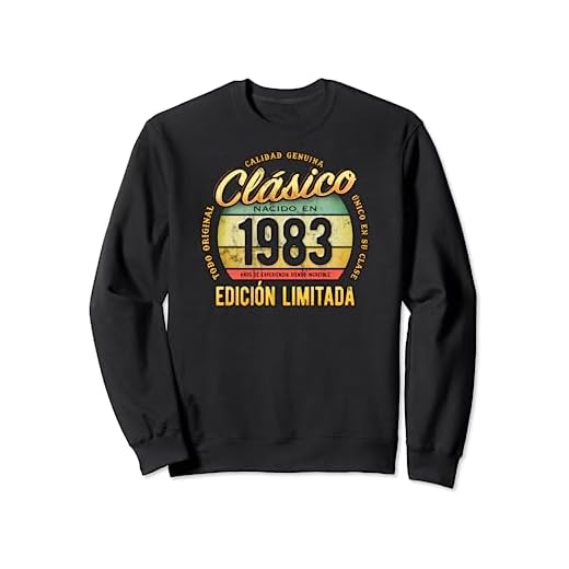 Clásico Nacido En 1983 Edición Limitada Cumpleaños Sudadera