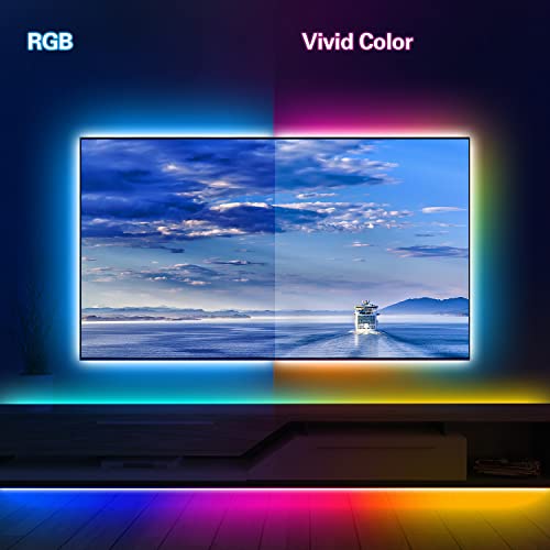 Led Lights For Tv 70-130 Inch 32.8Ft Usb Tv Led Backlights With App Bluetooth Led Strip Lights Rgb Dreamcolor Led Light Strip Music Sync Led Lights For Bedroom Tv Strip Lighting For Gaming Room Décor #TOP2