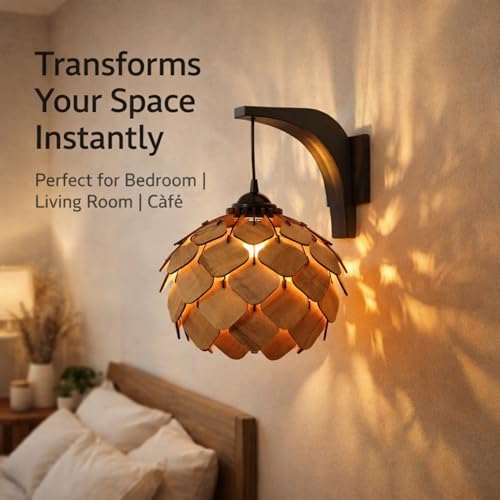 Image of wall lamp for Home decore Cafe decore Hotel Decoration (Lotus 2S)