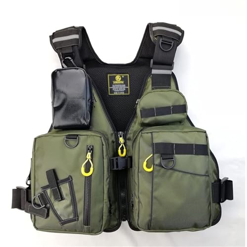Adult Swim Vests, Portable High Buoyancy Vest for Fishing, Kayaking, Sailing and Surfing, Lightweight Rock Fishing Gear with Floating Material Breathable Life-Saving Rock Fishing(E)