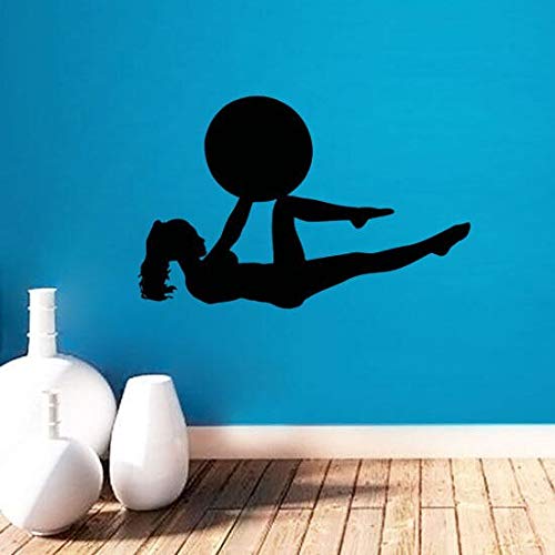 Tianpengyuanshuai Gym wall sticker wall picture gym vinyl wall sticker home bedroom decoration wall sticker 70X105cm