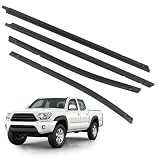 maXpeedingrods 4 PCS Weatherstrip Window Moulding Trim Seal Belt Set Compatible with...