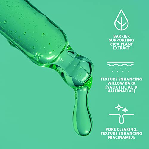 By Nature Calming Face Serum - Cica+10% Niacinamide+Willow Bark - Purifying Facial Serum With Barrier Supporting Cica Plant Extract & Texture Enhancing Niacinamide - Skincare From New Zealand - 1 Fl. Oz #TOP4