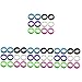 Balacoo 48 Pcs Scissors Silicone Ring Thumb Protector Professional Clippers for Barbers Grooming Scissors for Dogs Silicone Scissors Finger Ring Ring Insert for Shears Shears Finger Ring M