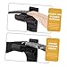 Toyvian 2pairs Wall-Mounted Bow Rack Traditional Bow Holders for Storage Easy to Install Black Design for Recurve Display and Organization