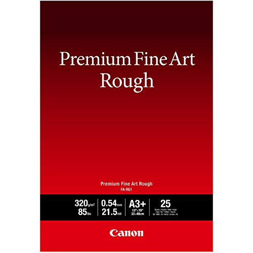 Canon Premium Fine Art Rough Paper (FA-RG1), 13' X 19', 25 Sheets (4562C004)