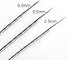 HUBEST 10PCS Airbrush Spare Parts, 0.5mm Needle, Nozzle and Needle Protector for Airbrush, The Professional Replacement Kits for HUBEST Airbrush Gun