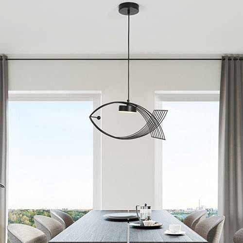 Lustre plafond lampe suspendue LED acrylique métal pour salon et restauration