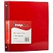 JAM Paper Plastic 3 Ring Binder- 1" - Red - Sold Individually
