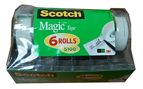 Scotch Magic lot de 6 rouleaux parfaits pour vos ateliers de loisirs créatifs et scrapbooking
