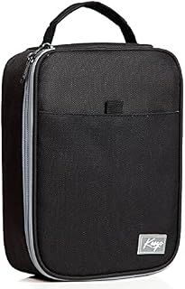 Kasgo Large Pencil Case, 54 Slots Stationary Pencil Pouch with 2 Detachable Layers Color Pencil Holder for School Work Art Black