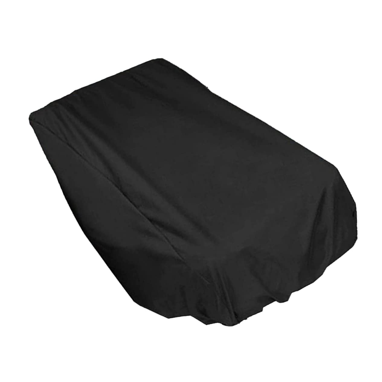 Happyyami Fishing Boat Seat Covers Yacht Captain's Chair Cover Pontoon Seat Protector Black