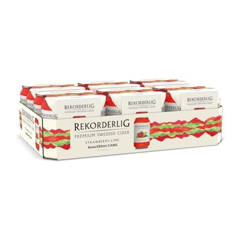 Rekorderlig Strawberry-Lime Cider 24 x 330 ml Cans Cover