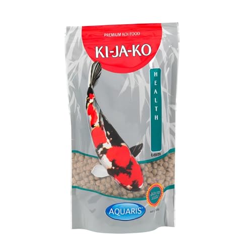 KI-JA-KO Health Koi Nourriture pour poissons koï 3 kg / 6 mm. Granulés pour une bonne digestion des poissons koï avec Actigen pour soutenir le système...