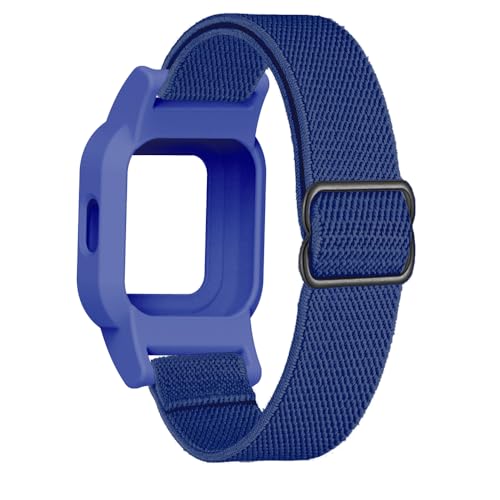 C2D JOY Bracelet en nylon extensible compatible avec Garmin Vivofit Jr 3 Bands Watch Bracelet de sport élastique réglable, One Size, Nylon, Pas de gemme