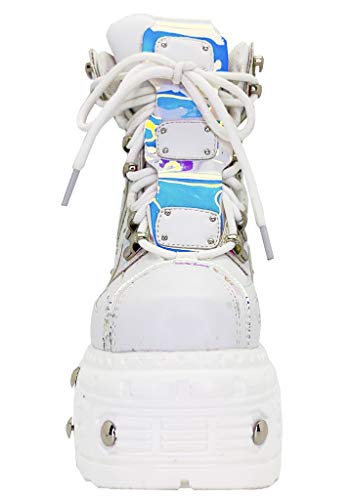 X LASR Exclusive Mangosteen 05 Digital Dream Platform Wedge Sneakers2