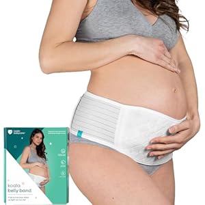 Koala Babycare Maternity Belly Bands for Pregnant Women One Size Fits All – Pregnancy Belly Band for Abdomen, Pelvic Pain, Waist and Back Support – Maternity Belt for all Stages of Pregnancy