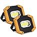 Projecteur LED Rechargeable 30W 2000 LM T-SUN Projecteur Chantier Lumière de Travail avec 4X Batterie 3 Modes Lanterne Portable Projecteur LED USB pour Camping, Chantier, Garage, Atelier(2 pack)
