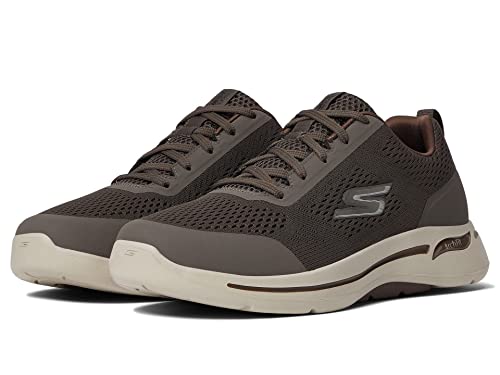 Image of Skechers Men Go Walk Arch Fit Idyllic Walking Shoes | Arch Fit Removable Insole, Ultra Go Cushioning, Comfort Pillar Technology, Breathable Mesh Upper, Machine Washable