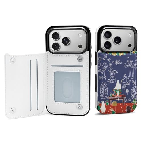 For iPhone 17 ProMax �Ή� �P�[�X �蒠�^ ���[�~�� �_�u���{�^���^ ���u���@�\ ���z�^ �v���~�A�����U�[�E�H���b�g�P�[�X, �}�O�l�b�g�� ���G��ǂ� �������U�[ �_�炩��tpu�P�[�X �J�[�h���[ ���^ �y�� 360�x�ی� #-B97S