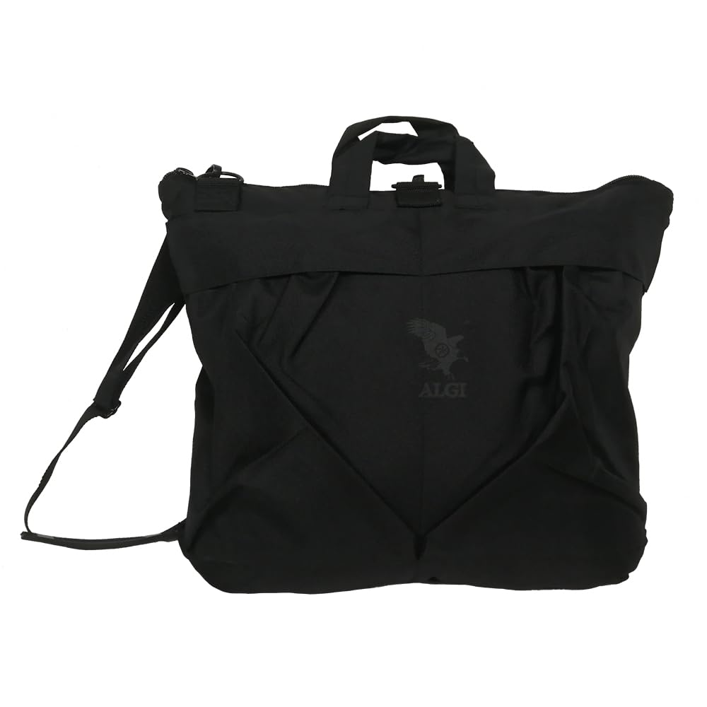 ALGI Borsa Porta Casco da Volo Tipo Cordura Nero