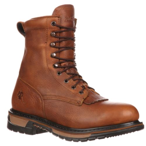 ROCKY Original Ride Lacer Waterproof Western Boots, Tan Pitstop, Size 7(WI) by ROCKY - Used condition - Image 6