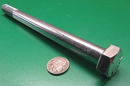 Grade 5 Zinc Steel Hex Bolts RH PT 5/8"-18 x 8.00 Length