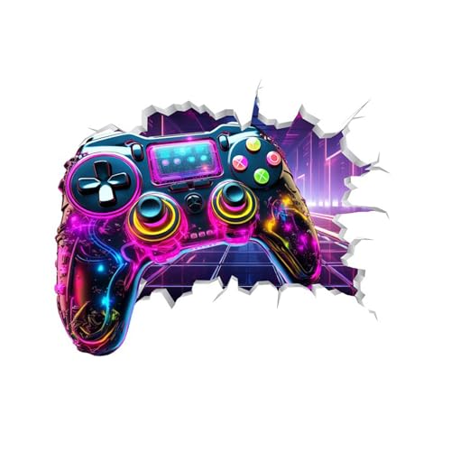 Ya en mundofriki.es: milaosk Pegatinas de Pared Gaming 3D Vinilos Decorativos Gamer Videojuegos Vinilo Adhesivo Murales Pared para Cuarto de Jugar Decoracion Habitacion Juvenil Infantiles