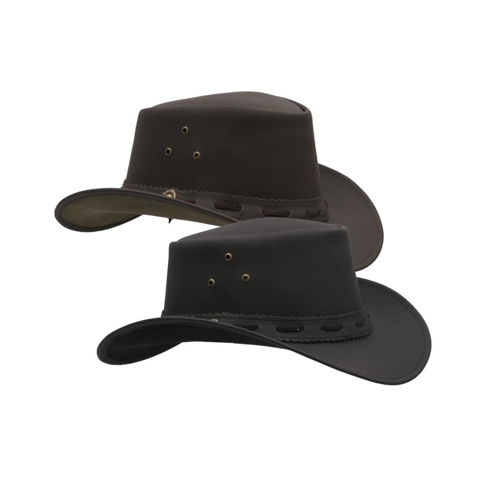 Walker and Hawkes - Chapeau imperméable - Cuir de Vachette - Outback