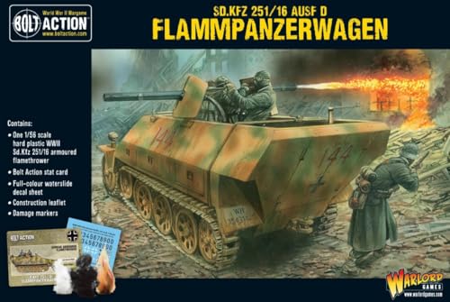 Warlord Bolt Action Sd.Kfz 251/16 Ausf D Flammenpanzerwagen 1:56 WWII Military Wargaming Plastic...