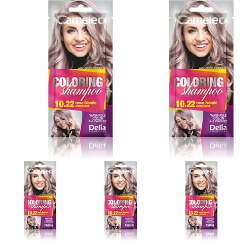 Shampooing teinté blond rose pour changer de look facilement le weekend