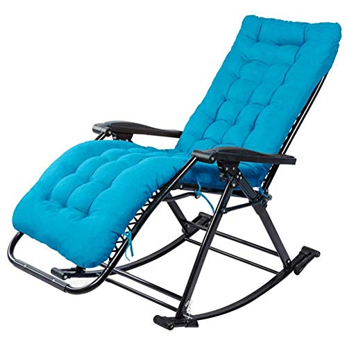 DFJU Cadeira de balanço confortável Almofadas Ith Chaise Lounges Espreguiçadeiras de gravidade zero