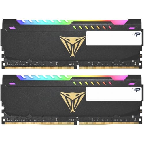 Patriot Viper Steel RGB DDR4 16GB (2 x 8GB) 3600MHz Kit - PVSR416G360C0K