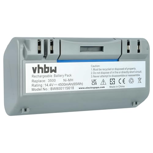 vhbw Batterie Compatible avec iRobot Scooba 330, 340, 390, 5800, 5900, 350, 380, 385, 5832, 5806, 34001 aspirateur Bleu (4500mAh, 14,4V, NiMH)